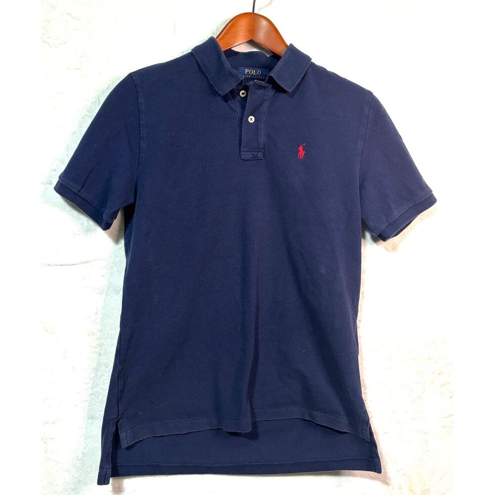Boy's L (14/16) | POLO Ralph Lauren Navy Pique Short Sleeve Polo Shirt